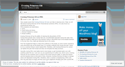 Desktop Screenshot of eveningprimroseoil.wordpress.com