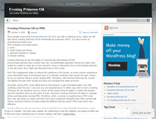 Tablet Screenshot of eveningprimroseoil.wordpress.com