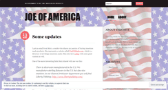 Desktop Screenshot of joeofamerica.wordpress.com
