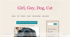 Desktop Screenshot of girlguydogcat.wordpress.com