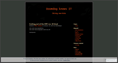 Desktop Screenshot of doomdogus.wordpress.com