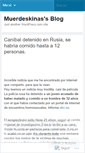 Mobile Screenshot of muerdeskinas.wordpress.com