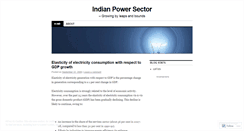 Desktop Screenshot of indiapower.wordpress.com