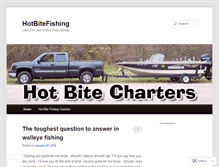 Tablet Screenshot of hotbitefishing.wordpress.com