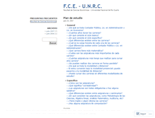 Tablet Screenshot of fceunrc.wordpress.com
