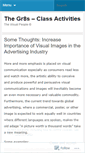 Mobile Screenshot of gr8sclassactivities.wordpress.com