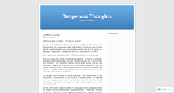 Desktop Screenshot of dangerousthoughts.wordpress.com