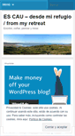 Mobile Screenshot of escau.wordpress.com