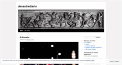Desktop Screenshot of desastrediario.wordpress.com