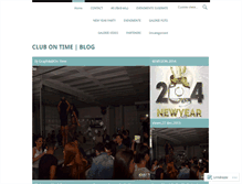 Tablet Screenshot of clubontime.wordpress.com