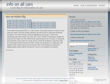 Tablet Screenshot of blazingcars.wordpress.com