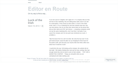 Desktop Screenshot of editorenroute.wordpress.com