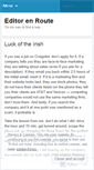 Mobile Screenshot of editorenroute.wordpress.com