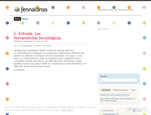 Tablet Screenshot of jennalonso.wordpress.com