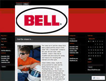 Tablet Screenshot of bellracing.wordpress.com