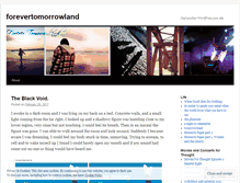 Tablet Screenshot of forevertomorrowland.wordpress.com