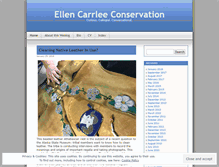 Tablet Screenshot of ellencarrlee.wordpress.com