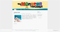 Desktop Screenshot of mymonstercreations.wordpress.com