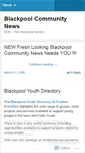 Mobile Screenshot of blackpoolcommunitynews.wordpress.com