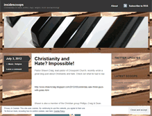 Tablet Screenshot of insidescoops.wordpress.com