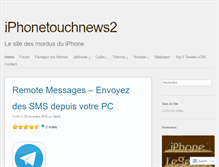 Tablet Screenshot of iphonetouchnews2.wordpress.com