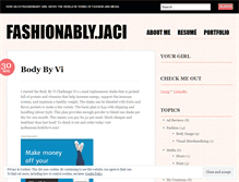 Tablet Screenshot of fashionablyjaci.wordpress.com