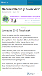 Mobile Screenshot of decrecimientoybuenvivir.wordpress.com