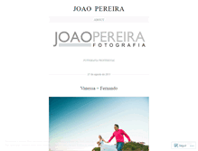 Tablet Screenshot of joaopereirafotografia.wordpress.com