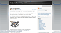 Desktop Screenshot of dodgekeyprogramming.wordpress.com