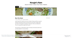 Desktop Screenshot of noogiesnam.wordpress.com