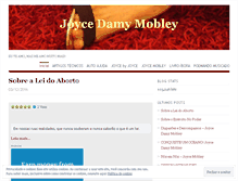 Tablet Screenshot of joycemobley.wordpress.com