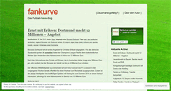 Desktop Screenshot of fankurve.wordpress.com