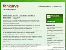 Tablet Screenshot of fankurve.wordpress.com