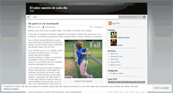Desktop Screenshot of elsabernuestrodecadadia.wordpress.com