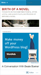 Mobile Screenshot of birthofanovel.wordpress.com