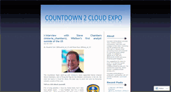 Desktop Screenshot of countdown2cloudexpo.wordpress.com