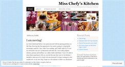 Desktop Screenshot of misschefy.wordpress.com