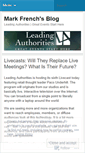 Mobile Screenshot of leadingauthorities.wordpress.com