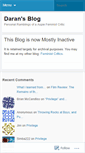 Mobile Screenshot of cddaran.wordpress.com