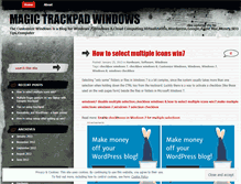 Tablet Screenshot of magictrackpadwindows.wordpress.com