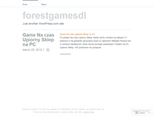 Tablet Screenshot of forestgamesdl.wordpress.com