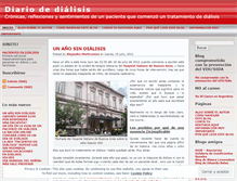 Tablet Screenshot of diariodedialisis.wordpress.com