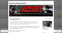 Desktop Screenshot of myseminolepowersports.wordpress.com