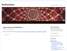 Tablet Screenshot of acefurn.wordpress.com