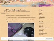 Tablet Screenshot of girlybulle.wordpress.com