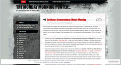 Desktop Screenshot of mondaymorningpunter.wordpress.com