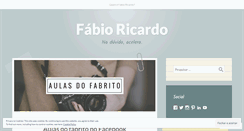 Desktop Screenshot of fabioricardo.wordpress.com