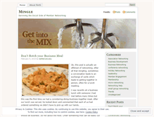 Tablet Screenshot of mingleblog.wordpress.com
