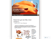 Tablet Screenshot of craftygals.wordpress.com