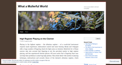 Desktop Screenshot of msmullerful.wordpress.com